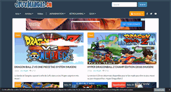 Desktop Screenshot of jeuxmangas.com